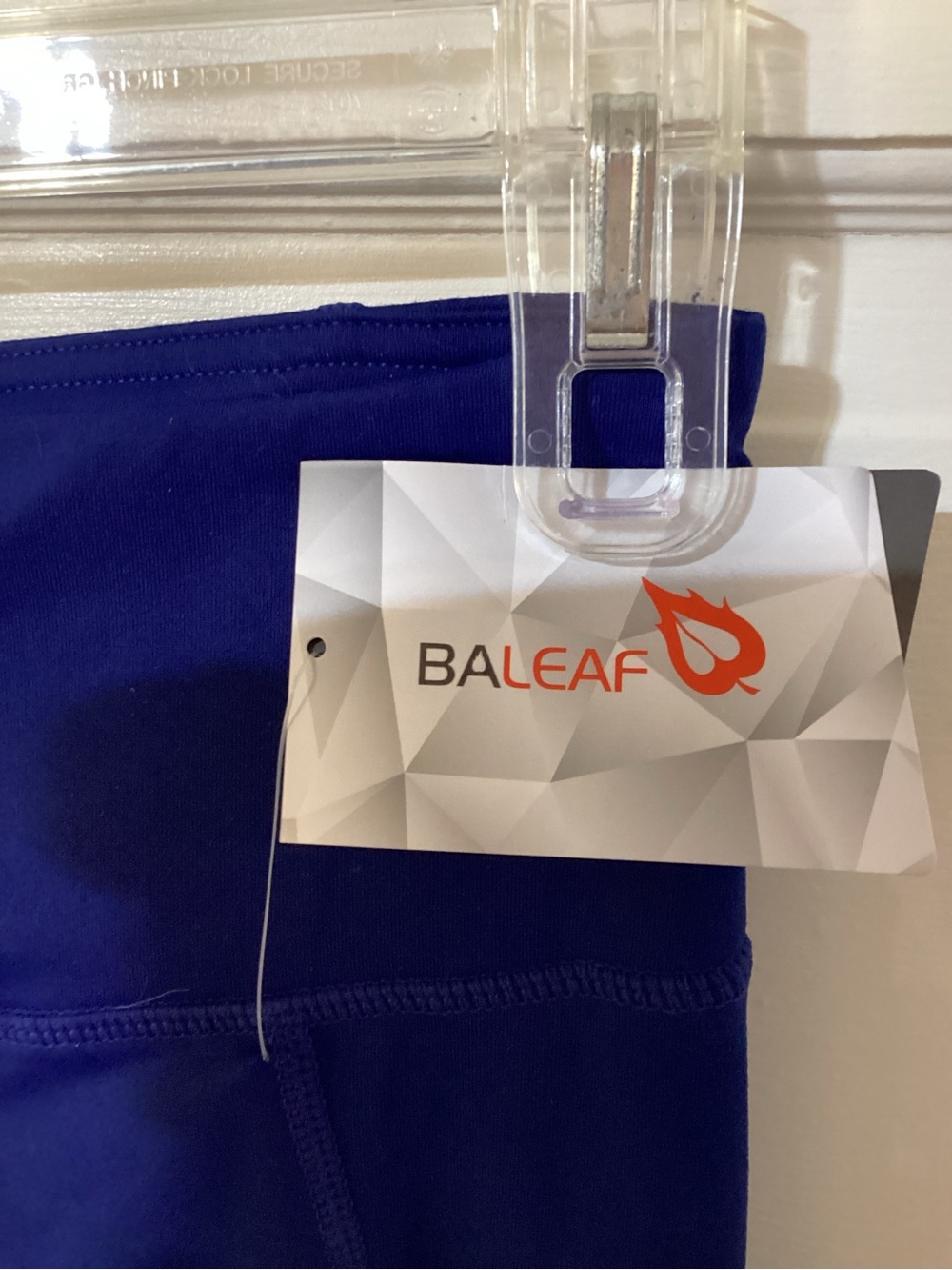 Baleaf Girls' Deep Blue Twist-Hem Leggings - Picture 3 of 8